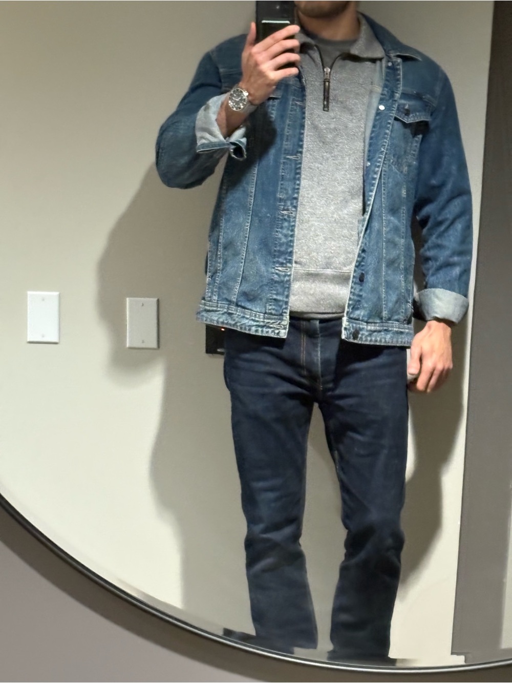 Buffalo David Bitton Denim Trucker Jacket – Size Large